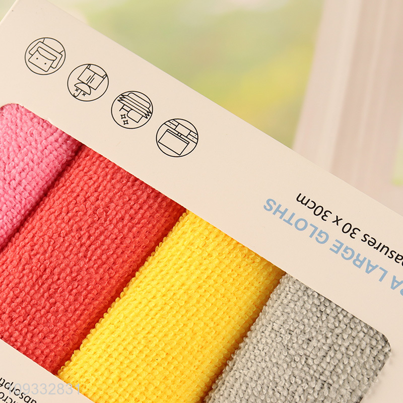 Factory wholesale microfiber cleaning towel cleaning clothes