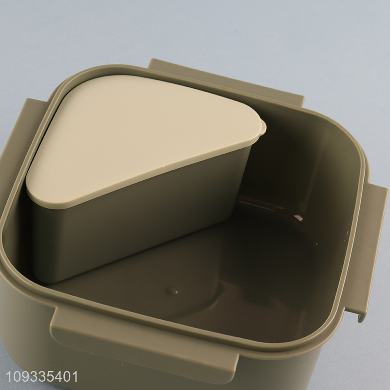 Low price school office plastic lunch box