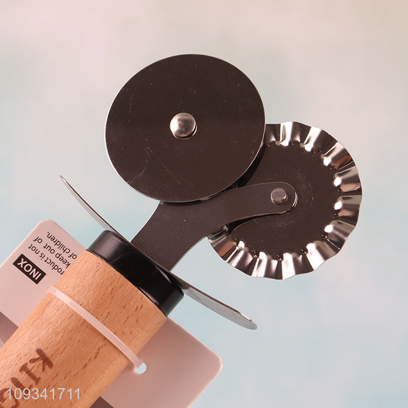 Yiwu market double-wheel pizza wheel pizza cutter