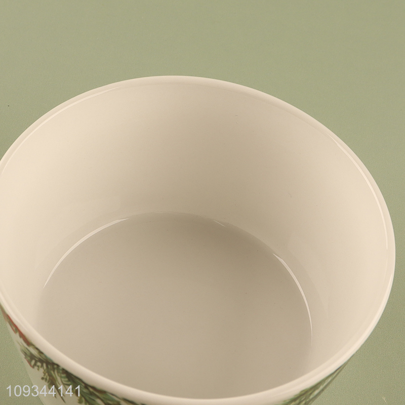 Top products ceramic bowl Christmas salad bowl