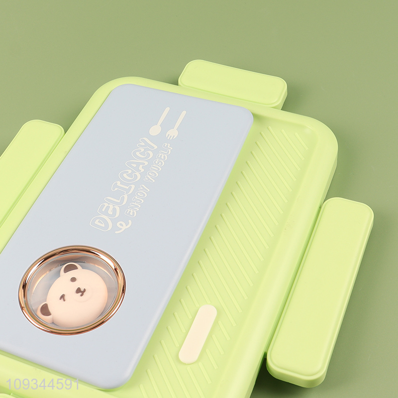 China supplier children 2compartment stainless steel lunch box