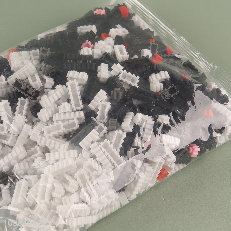 Top selling panda diy assembled building blocks