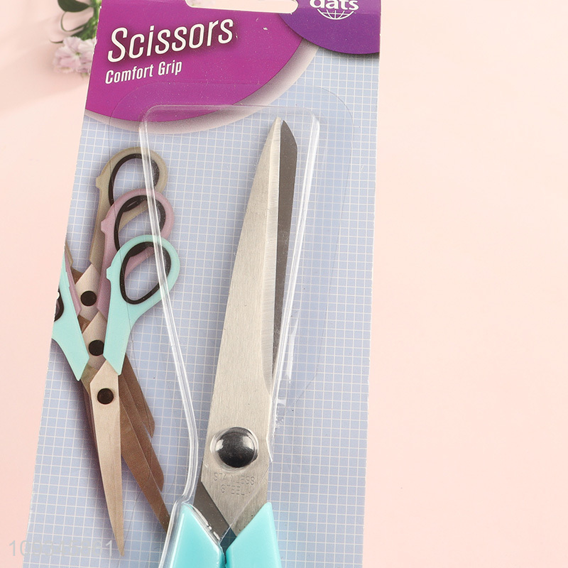 Low price stainless steel blade office paper scissors