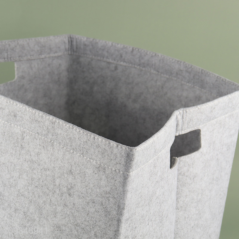 China wholesale folding felt toys storage bin