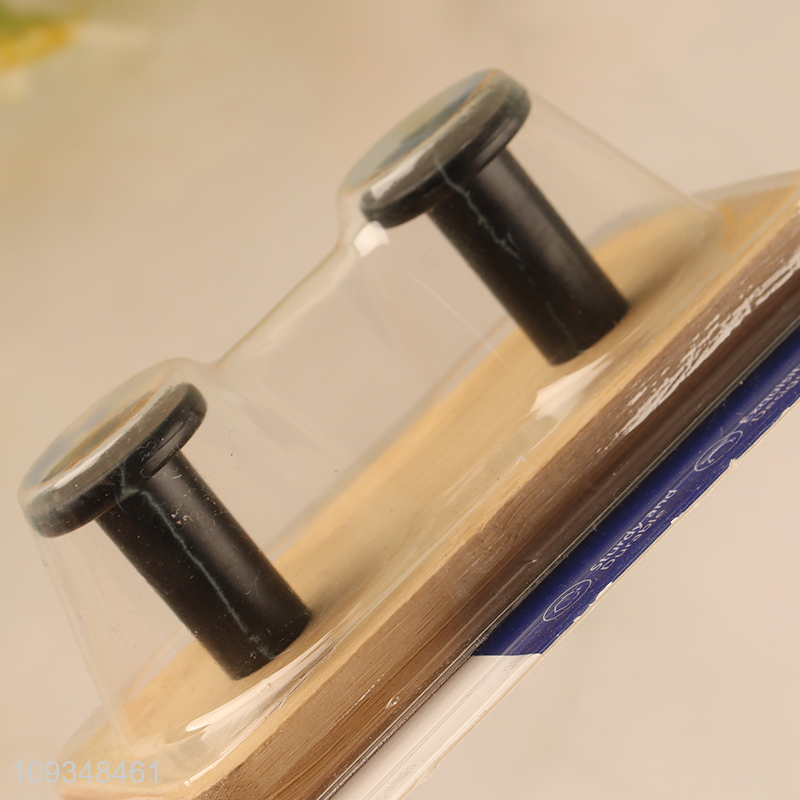 Hot selling bamboo adhesive hook coat hook