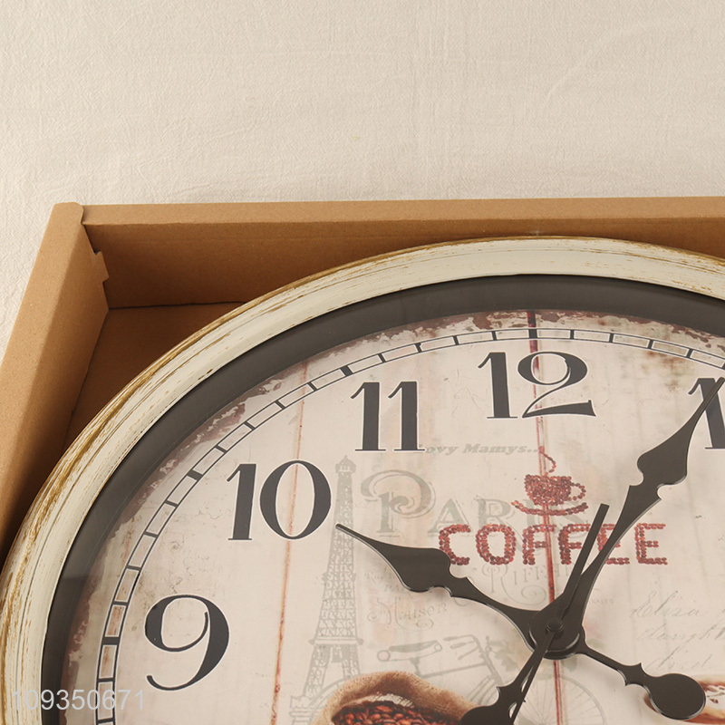 Factory price wall clock hanging clock for home decor
