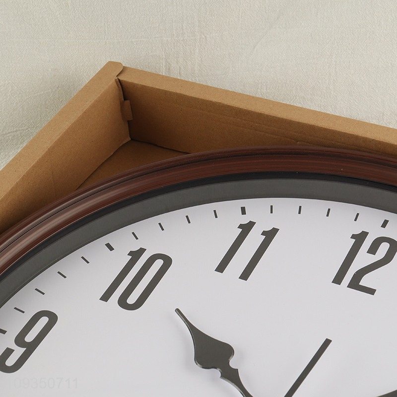 Factory direct sale round wall clock hanging clock