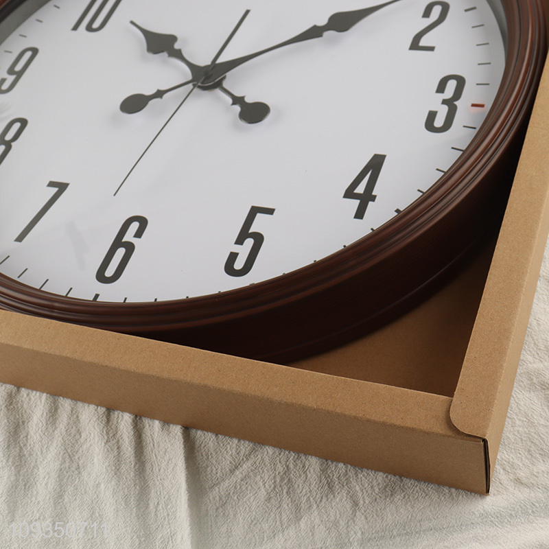 Factory direct sale round wall clock hanging clock