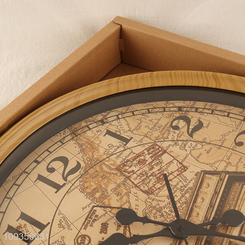 Good selling retro style wall clock hanging clock