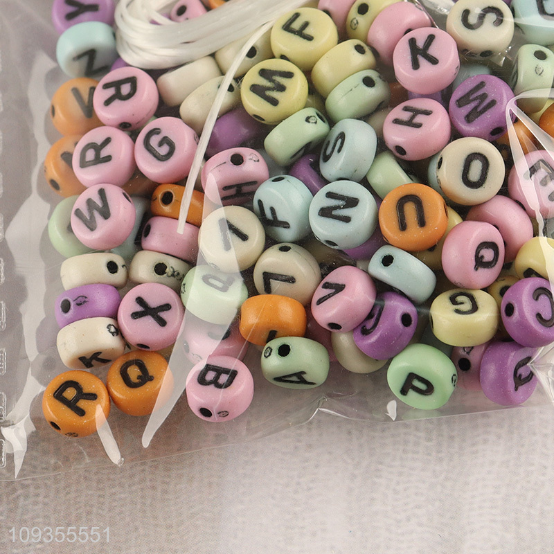 Low price diy alphabet bead toys jewelry toys