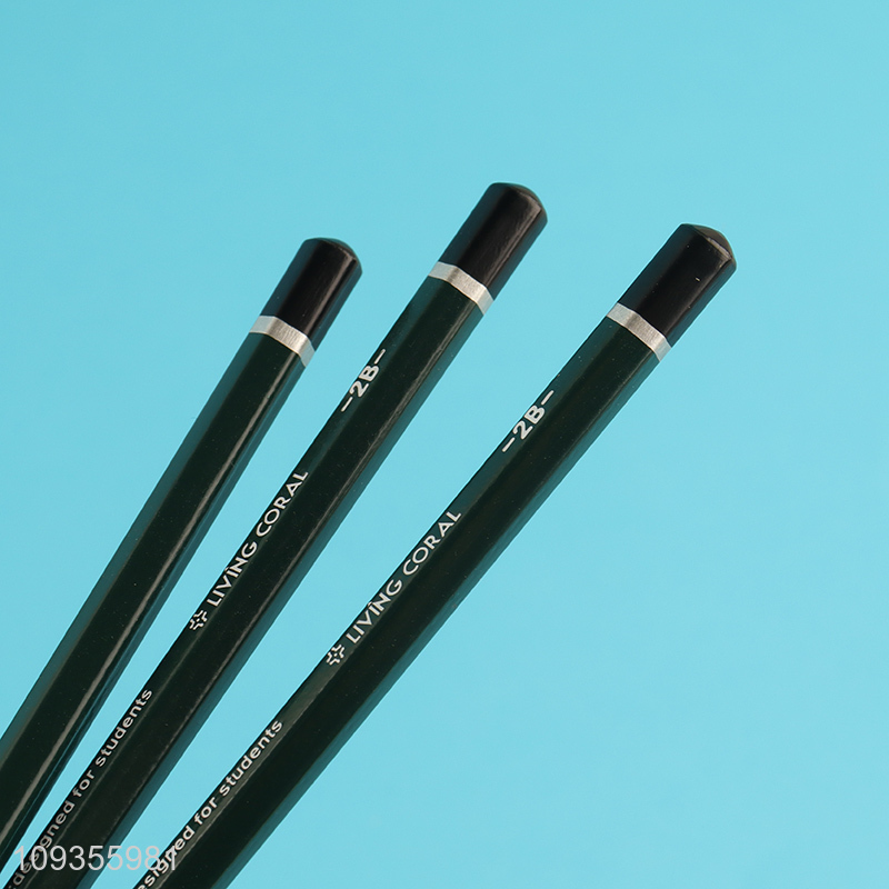 Good selling 12pcs non-toxic 2B pencils set for students