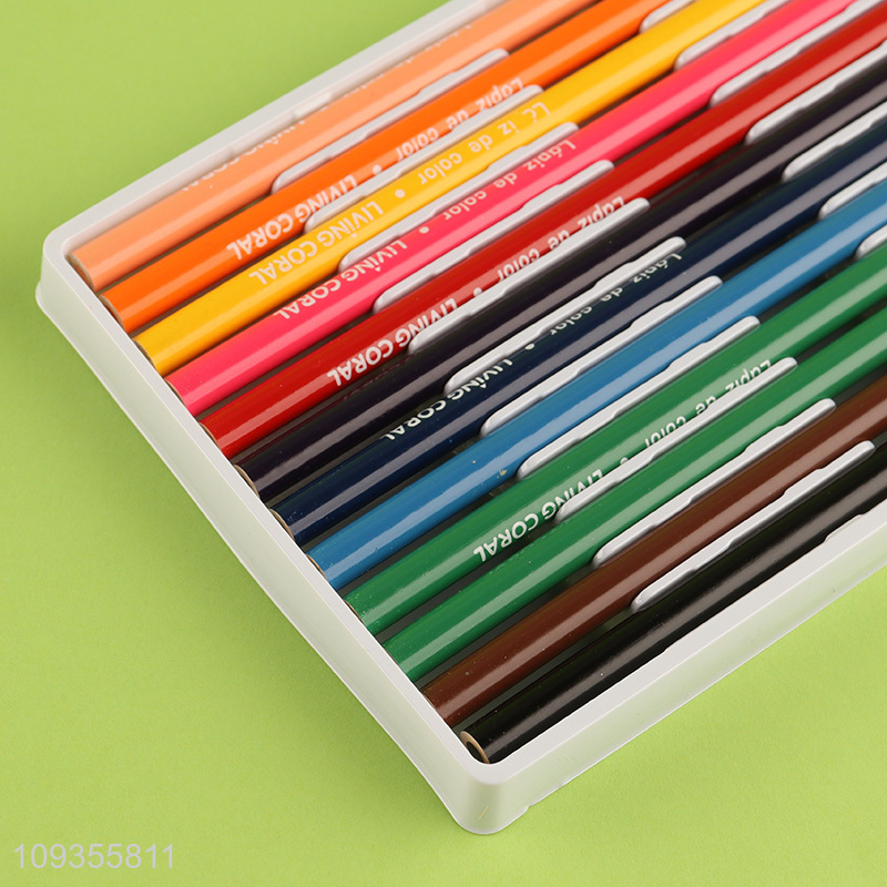 China products 12colors kids painting colored pencils