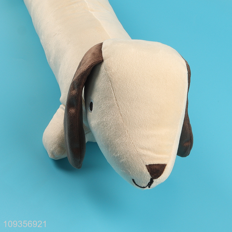 Factory price household cartoon plush puppy door stop