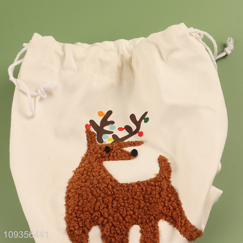 China wholesale christmas candy bag drawstring bag