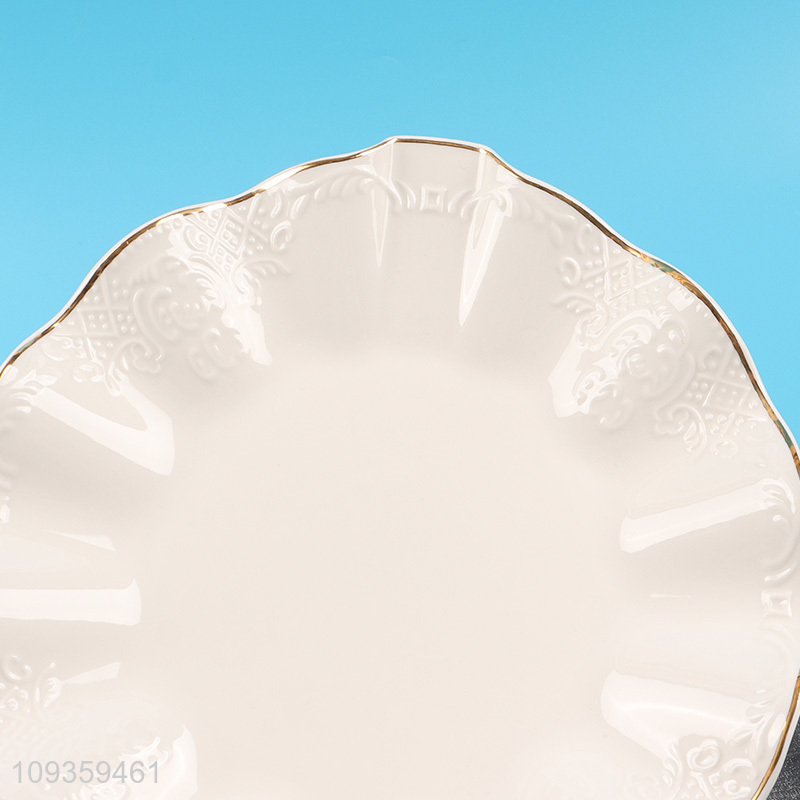 Latest products   8-inch lotus leaf plate for home restaurant
