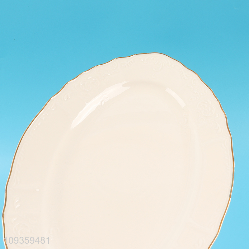 China wholesale 12-inch fish plate ceramic plate