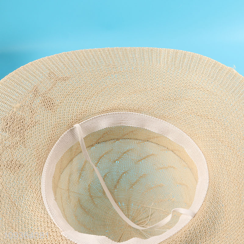 China factory straw hat beach hat ladies sun hat