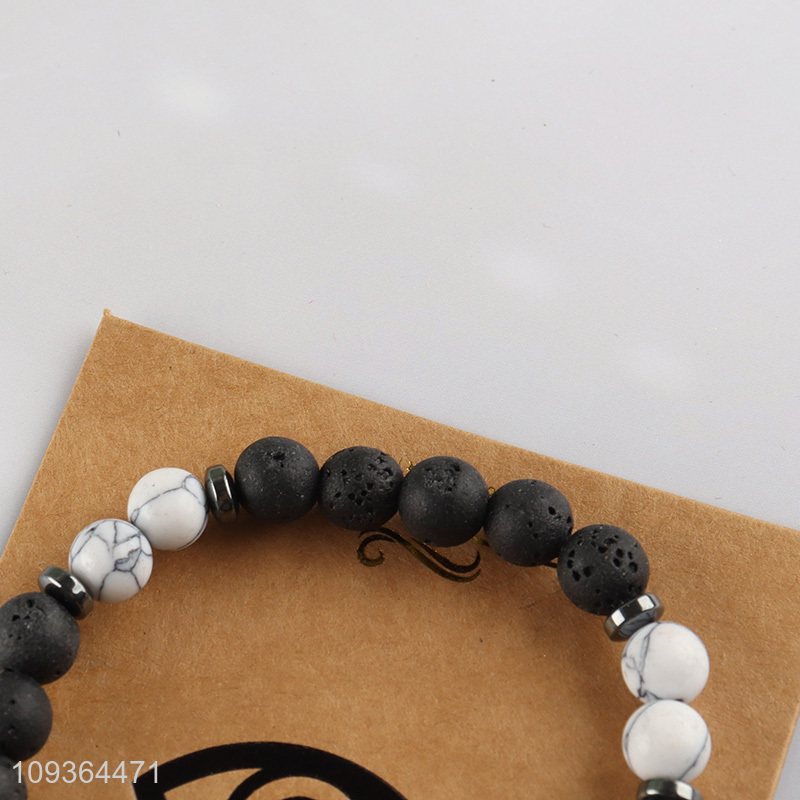 Top sale fashion jewelry stone bracelet for men women