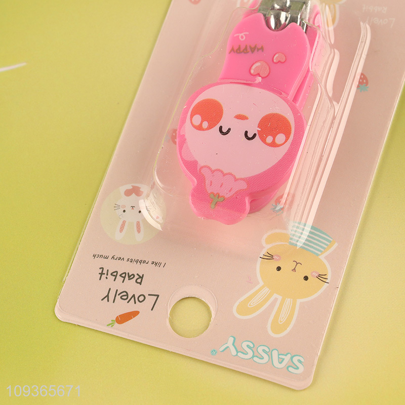 China supplier cartoon nail clipper nail scissors for kids