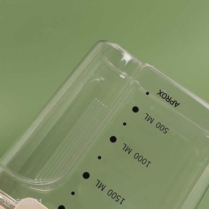 China wholesale clear plastic sealed storage jar with lid