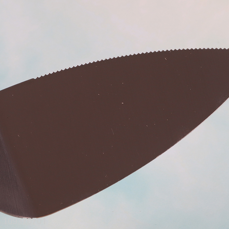 Wholesale stainless steel cheese shovel with wooden handle