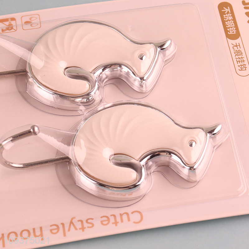 Good selling 2pcs household sticky hook wall hooks set