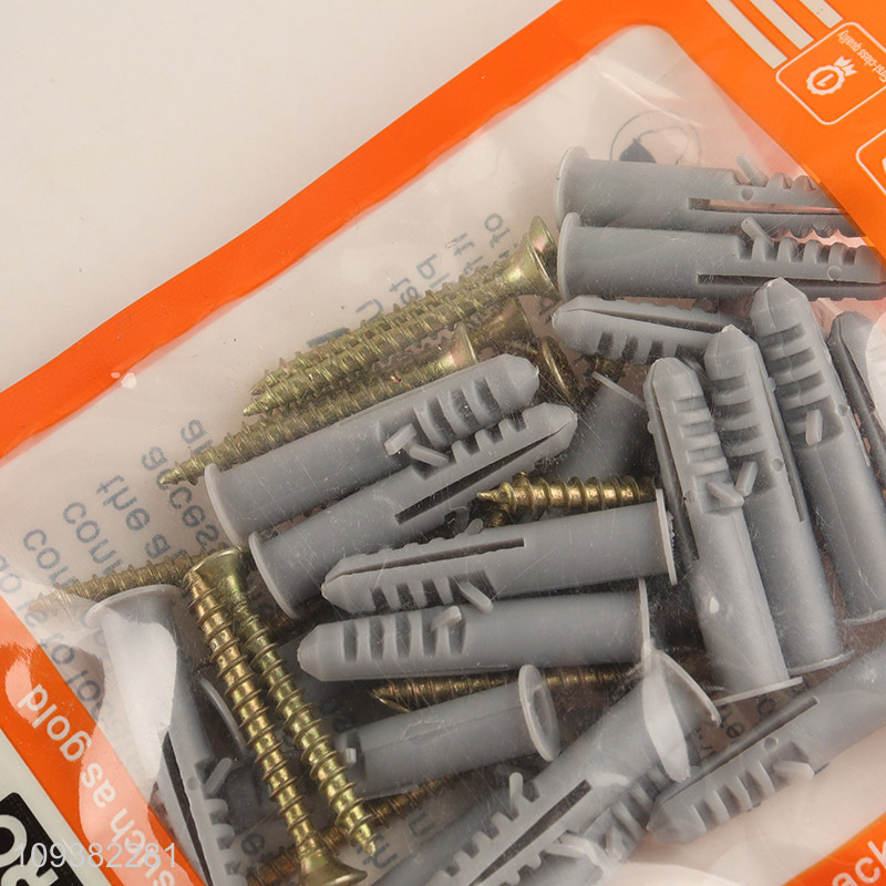 Best selling 20pcs plastic expansion tube+nails set