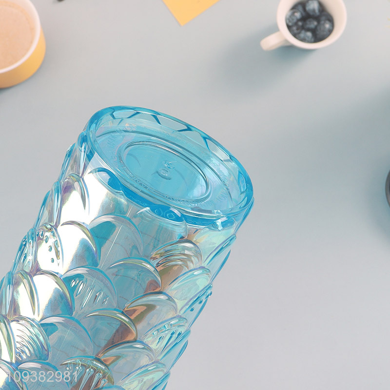 Cute plastic water bottle Tumbler with Straw
