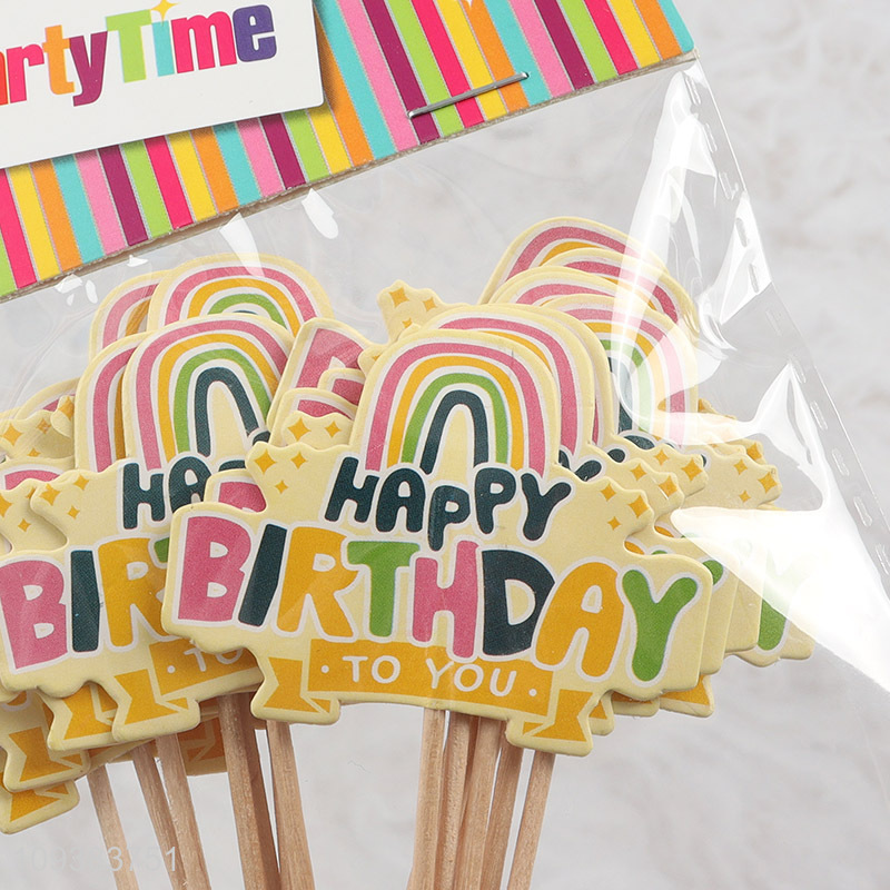 Factory price birthday party cupcake topper cake topper