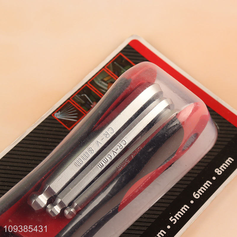 Factory price 8pc ball head hex key wrenches set