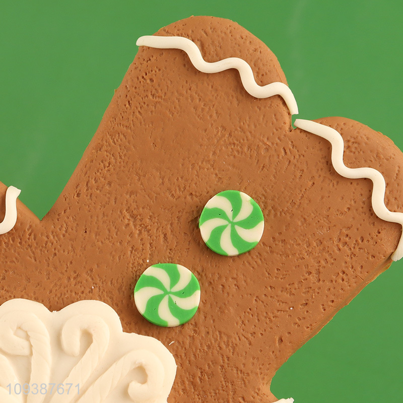 Hot selling gingerbread man Christmas decoration hanging ornament