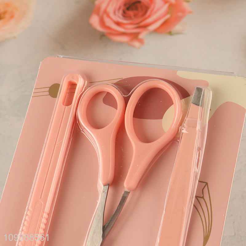 Good selling makeup tool eyebrow trimmer eyebrow set