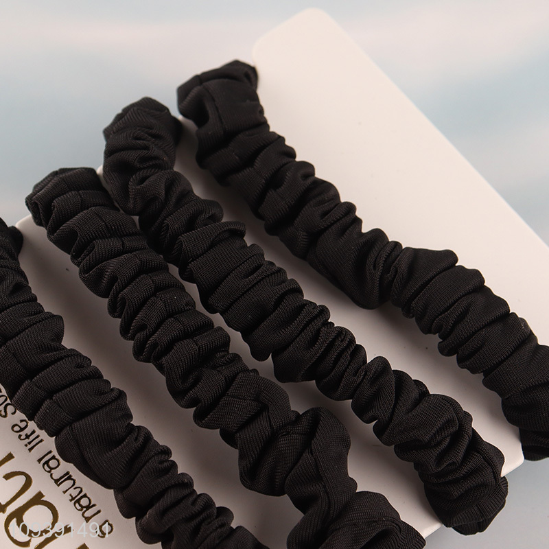 New style black polyester hair bands hair rope
