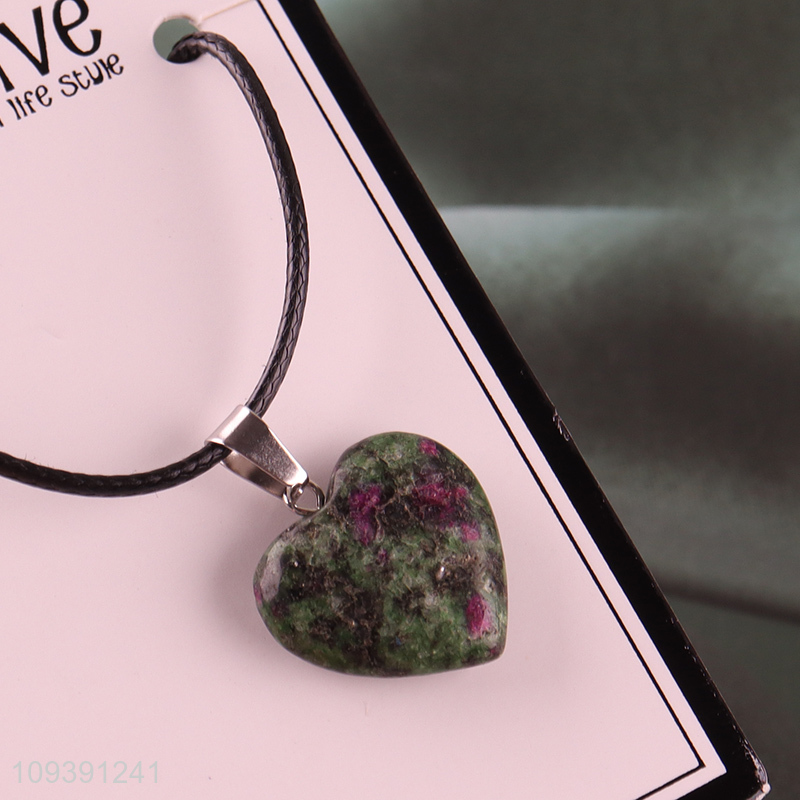 China supplier fashion jewelry stone necklace for gifts