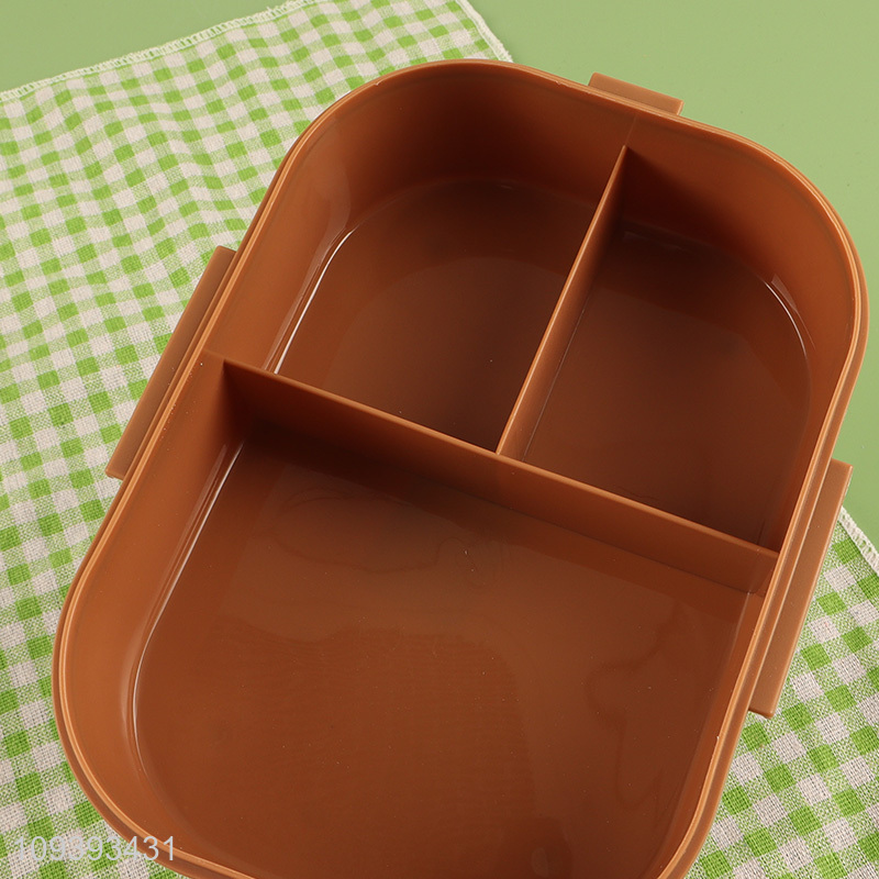 New style plastic lunch box with cute cartoon design