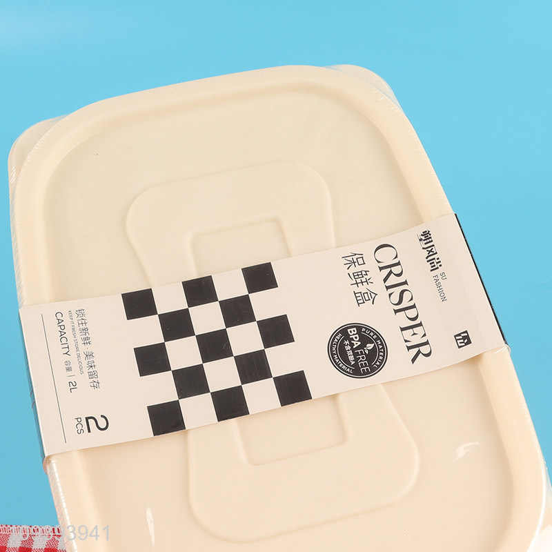 Factory price plastic food container preservation box for kitchen