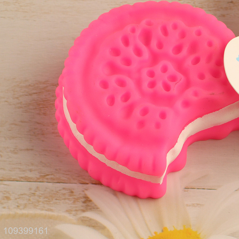 Factory supply pet cookie toy for puppy teething