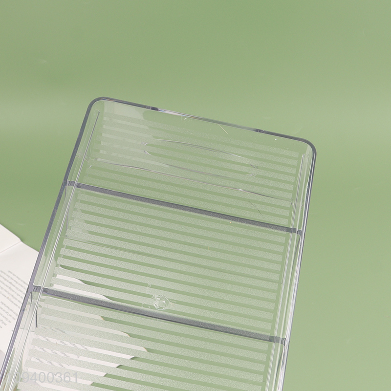 China supplier 4compartment clear storage box