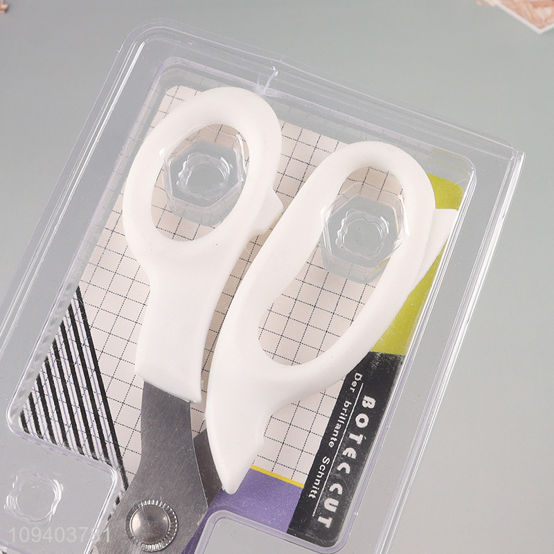 New product stainless steel tailor scissors with white handle