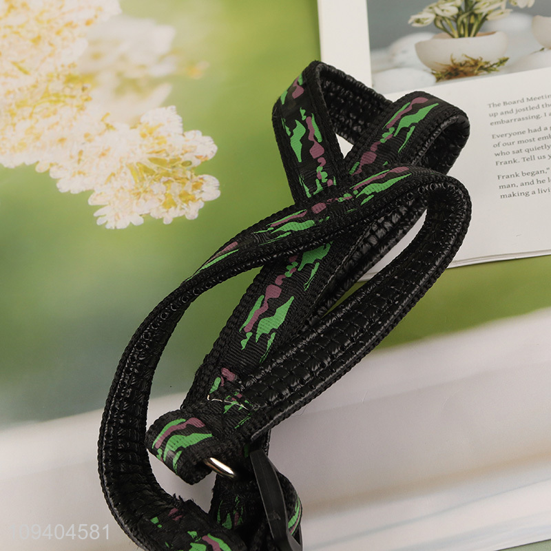 Factory direct sale adjustable pet dog harness and leash set