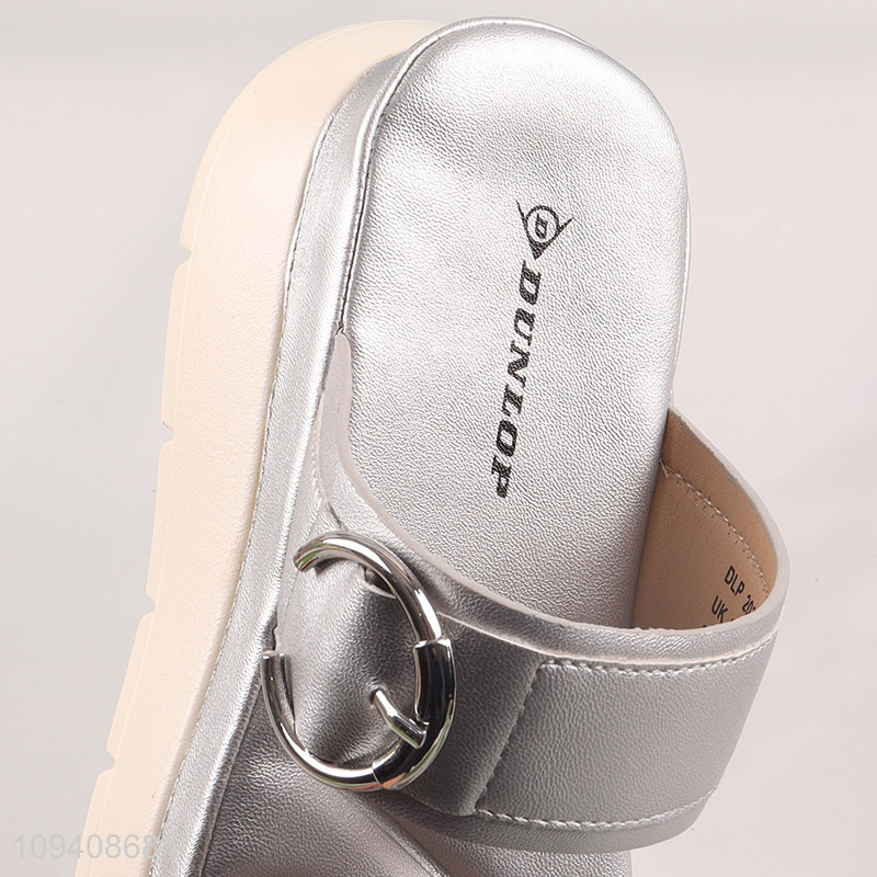 Best quality silver summer anti-slip women sandals