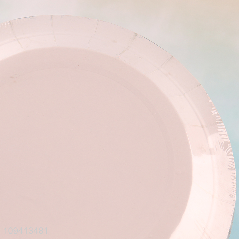 Top quality round eco-friendly disposable paper plate