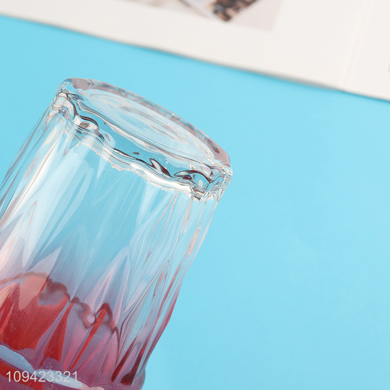New arrival  portable glass straw cup with lid