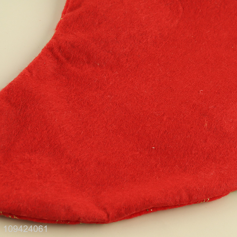 Hot items soft plush christmas stocking
