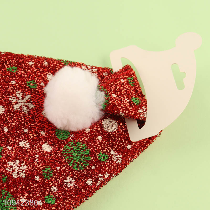 China products polyester christmas hat for sale