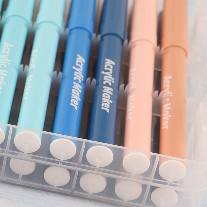 China factory school office washable soft tip marker pen set