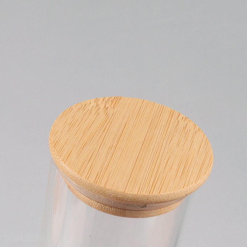 China wholesale round glass sealed storage jar