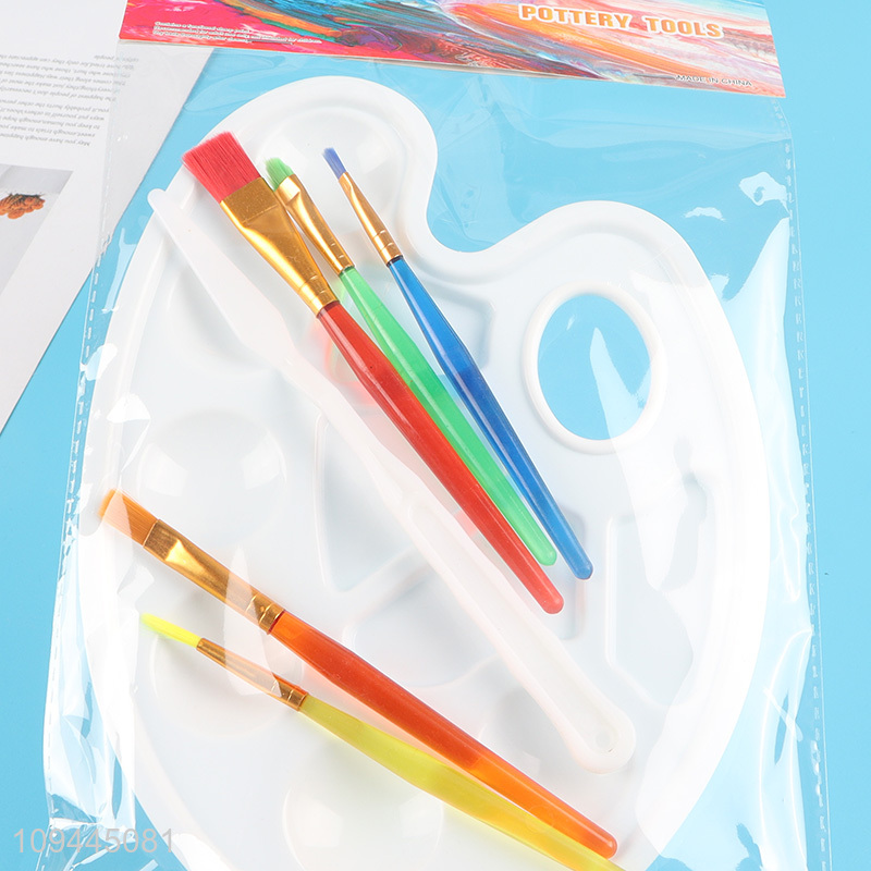 Top products artist paint palette painting brushes set