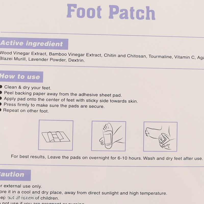 Hot products remove odor 2in1 foot patch