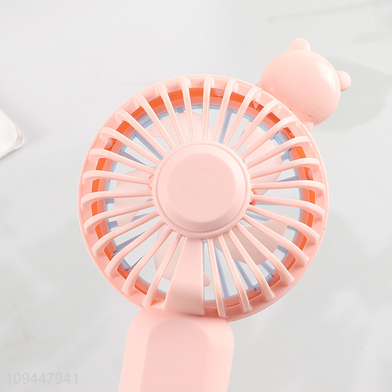 Hot sale portable cartoon mini electric fan for summer